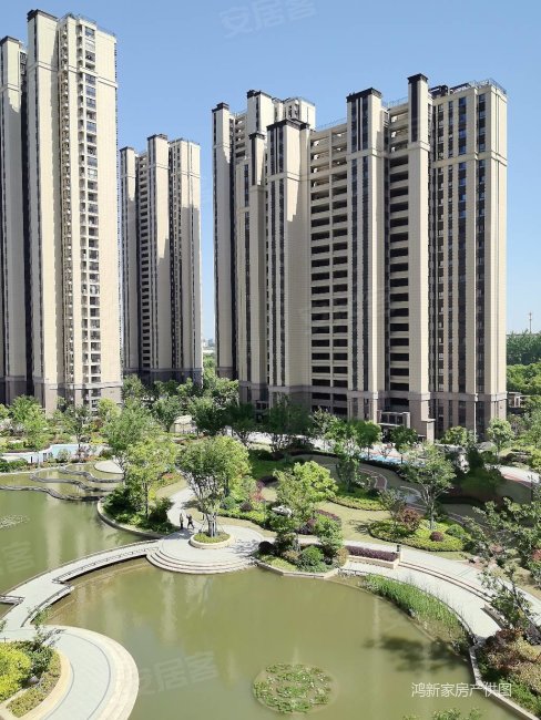 公园一号四期新房,开发商硬装三房两厅两卫,沛县软装就可以入住