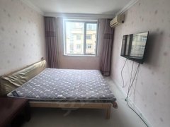 丹东元宝女人街虹桥小区附近步梯6楼 精装地热 两室一厅 有空调 包取暖物业出租房源真实图片