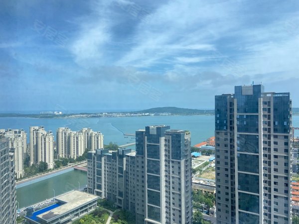 青岛黄岛灵山卫逸景湾逸景湾 第一次出租 前排精装修全新装修和家具