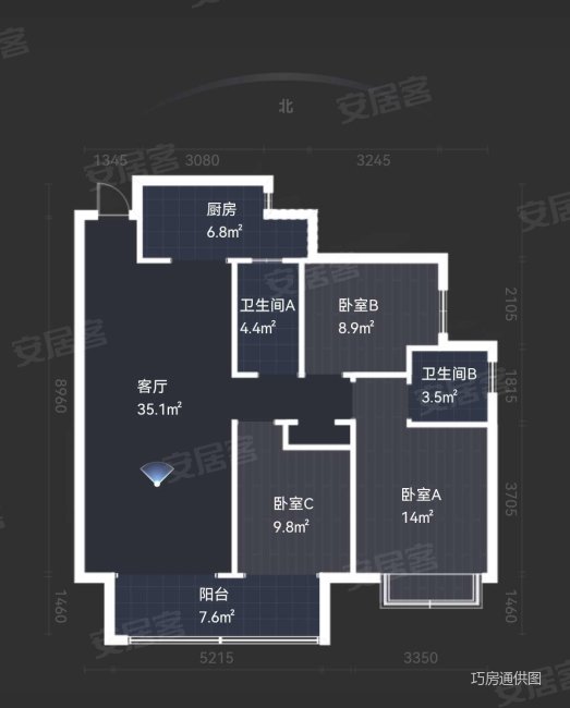 印象柴桑(一期)3室2厅2卫105㎡南41.8万