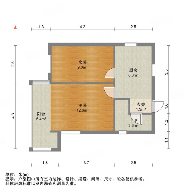 采荷小区金谷邨2室1厅1卫52.17㎡南196万