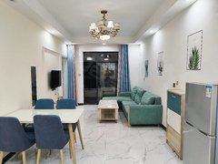 防城港港口桃花湾广场双湾国际中层光线好干净整洁可短租出租房源真实图片