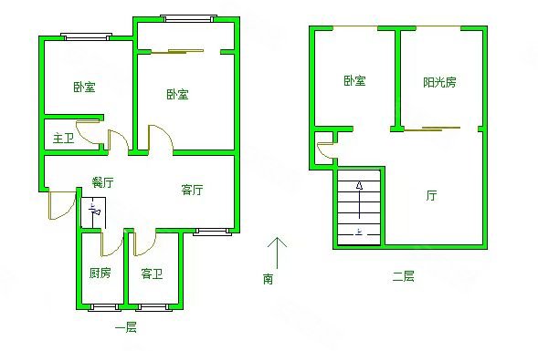 菊园嘉宁坊4室3厅1卫87.9㎡南268万