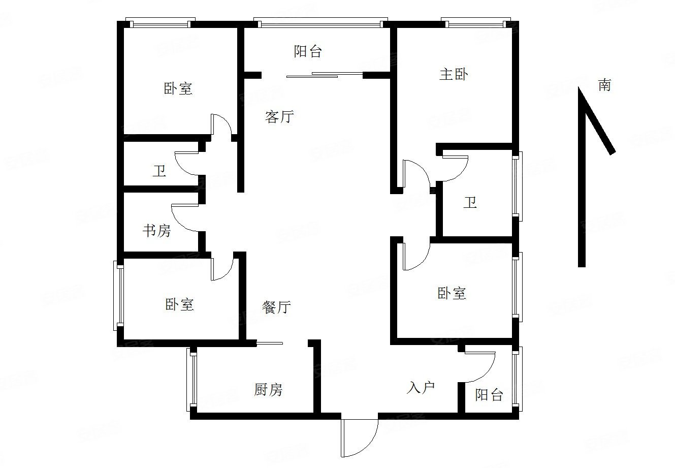 汇龙湾187平飞机户型5房一线江景房高端定制随时可看