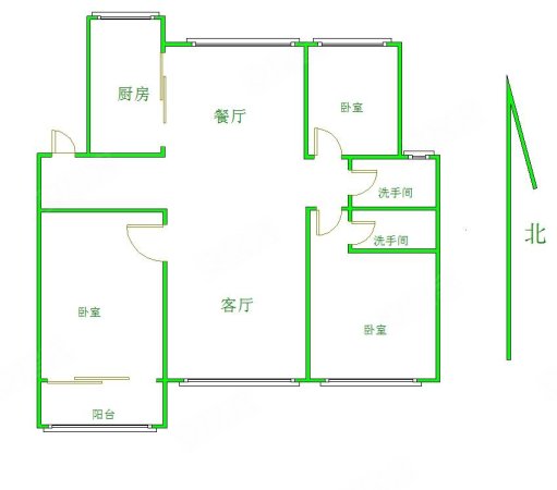 丰基御府3室2厅2卫132㎡南北145万