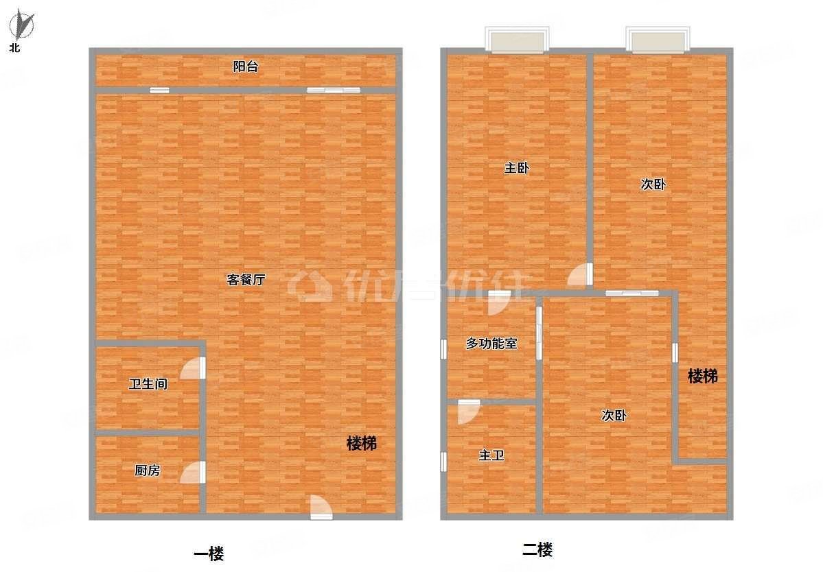 五洲国际3室2厅1卫93㎡南北125万