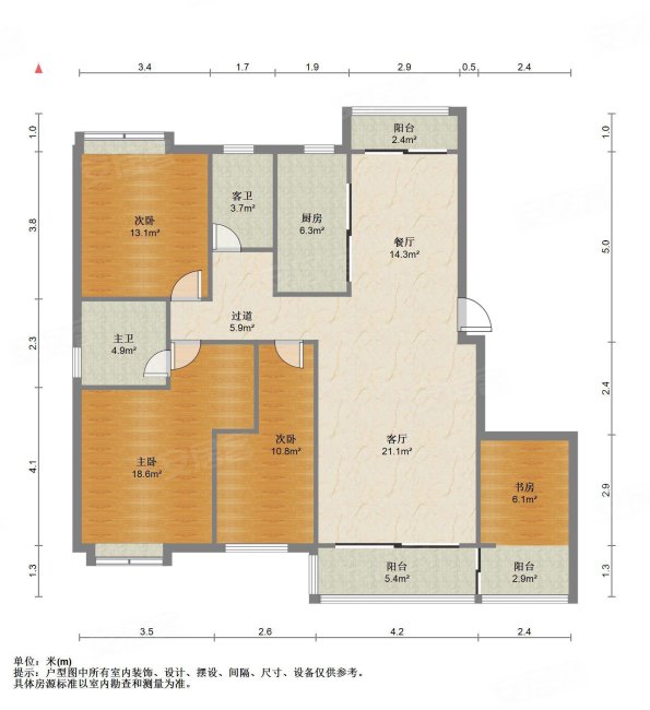 电梯房 柳南城站路上锦业华都豪装4房拎包入住南北通透随时看