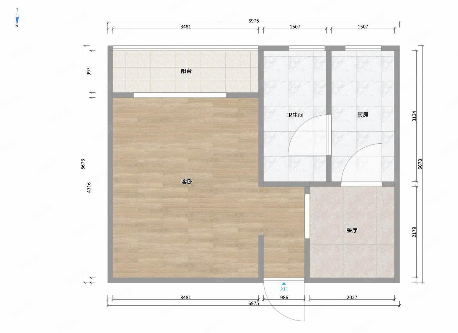 火车站 安康小区 精装修 一室一厅 预约看房,安康小区二手房,33万,1室