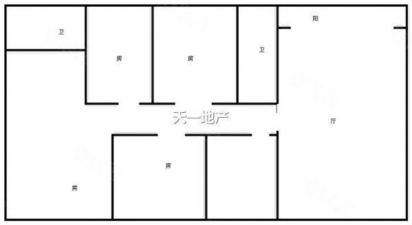 碧云天4室2厅3卫165㎡南北82万