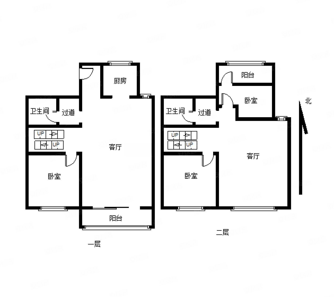六折    地铁口 双层大叠墅 花园电梯房 有车位