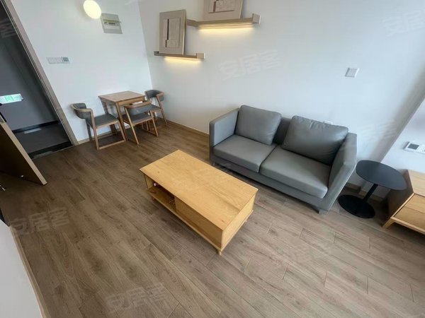 海宁海宁市区海洲海宁人民广场人民广场爱琴海楼上 精装1室 民用水电全新家电 包物业网络带出租房源真实图片