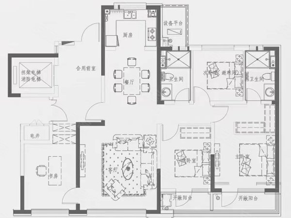 【多图】青特悦海府,双元路租房,轻奢好房!全新第一次出租!一梯一户!
