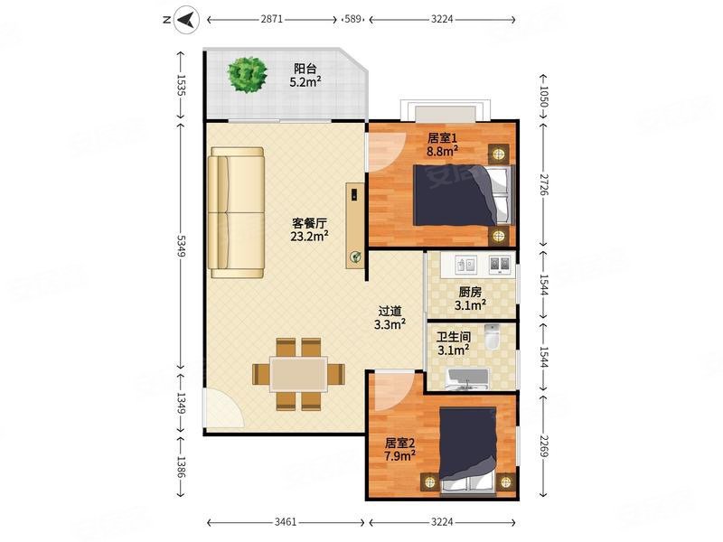 金碧花园 商品房 临地铁 医疗配套成熟 装修好 有电梯