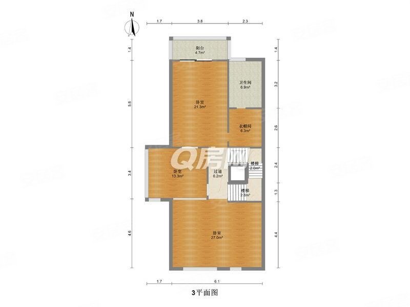 紫麟山(别墅)7室3厅4卫257.84㎡南北2000万