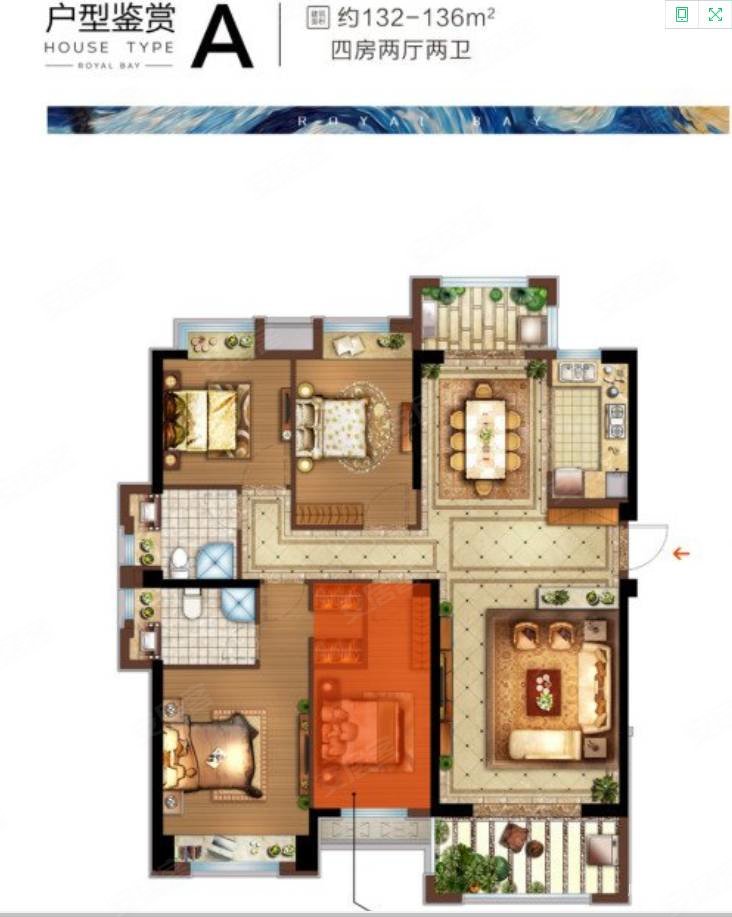 御湖湾88平三房证满急售