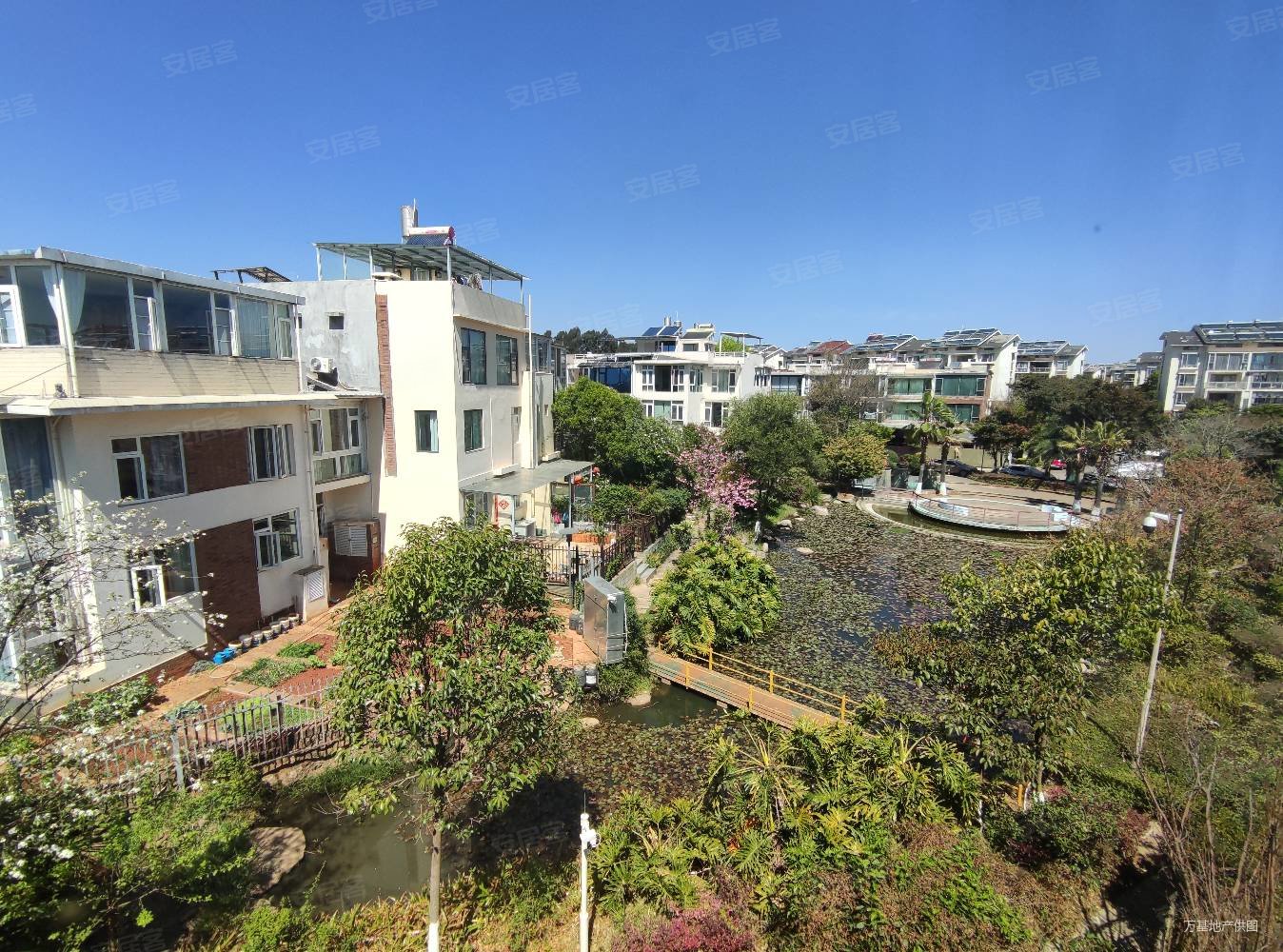 观西山水景花园滇池卫城蓝溪五室联排别墅三层房东急售