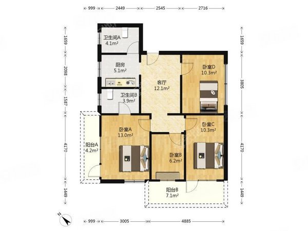 【多图】银湖半山,红岗花园租房,花园小区 小区鸟语花香 做拥天然氧吧