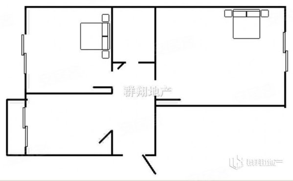 东直小区2室1厅1卫60㎡东西38万