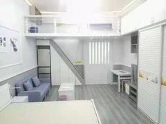 华贝广场 复式loft装修 单身公寓 拎包入住 1500月