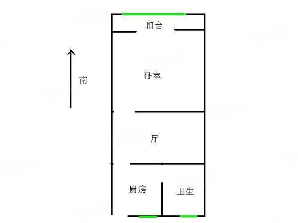 【多图】下凤凰坡,滕王阁租房,滕王阁景区旁干净一房5楼,清爽整洁