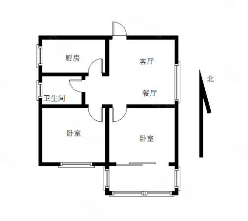 宁安里2室2厅1卫80㎡东南170万