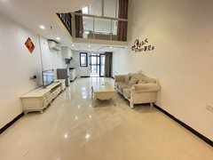 肇庆端州新东租1500敏捷城四期复式2房2厅欧式风格拎包入住，有天然气阳出租房源真实图片