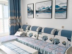 龙口西城区北马大街西海岸 精装 3室,3台空调,1250元月 家电家具齐全。出租房源真实图片