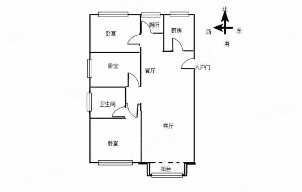 恒信金玉豪府3室2厅2卫137㎡东西79.8万