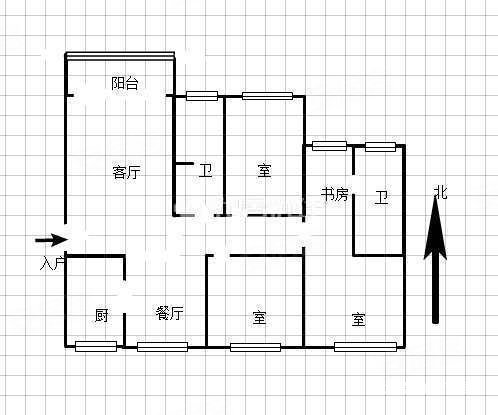 民发盛特公园3室2厅2卫142㎡南北185万