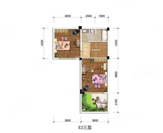 锦巷兰台(别墅)4室2厅3卫148㎡东280万