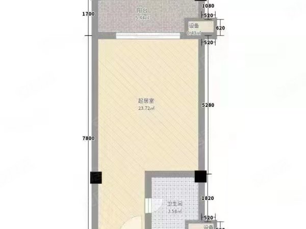 金华东阳东阳市中心望江北路69号楼汉宁西路 望江北路 海棠一号总店附近精装一室一厅 设施齐全出租房源真实图片