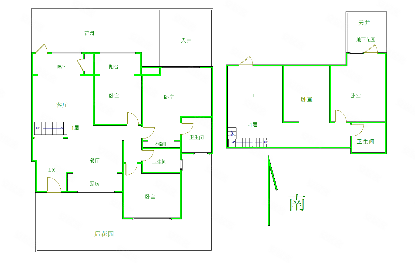 上东红郡5室3厅3卫255㎡南北230万