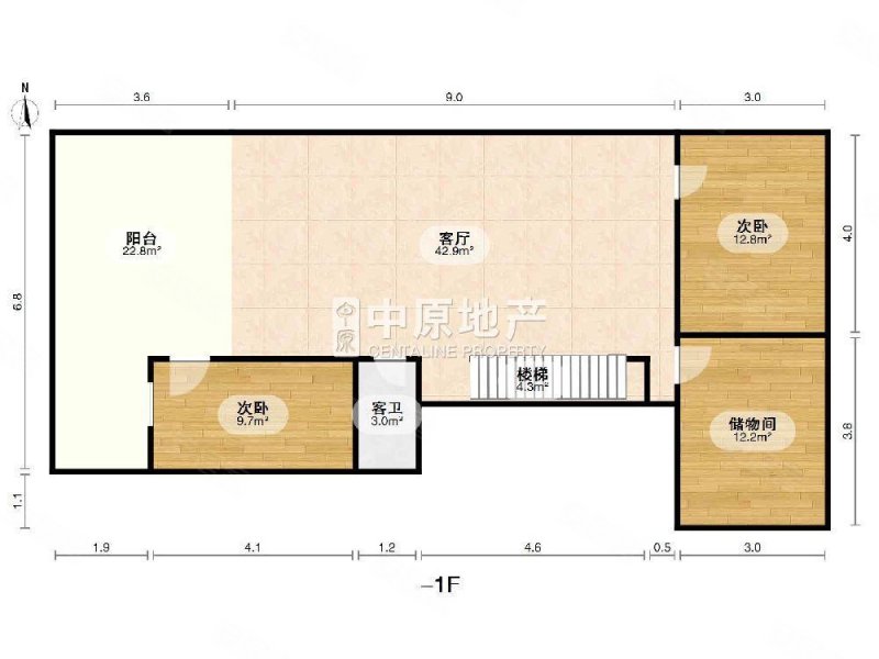 浦江华侨城(四期公寓住宅)4室2厅3卫212.83㎡南北1588万