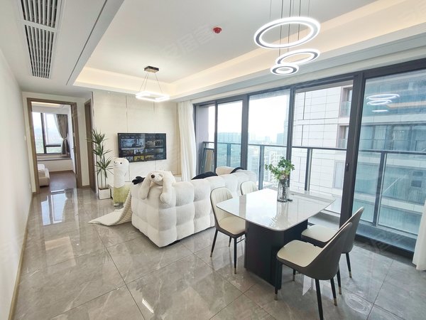 城厢租房,众安荷源府 3室2厅2卫 电梯房 南北通透 精装修,萧山租房