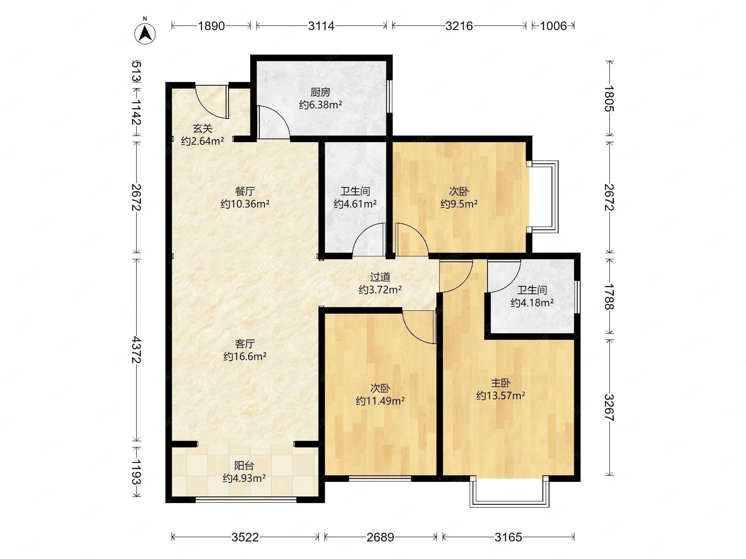 东胜紫御府 阳面客厅 带车位和地下室 价格好商量 采光视野好