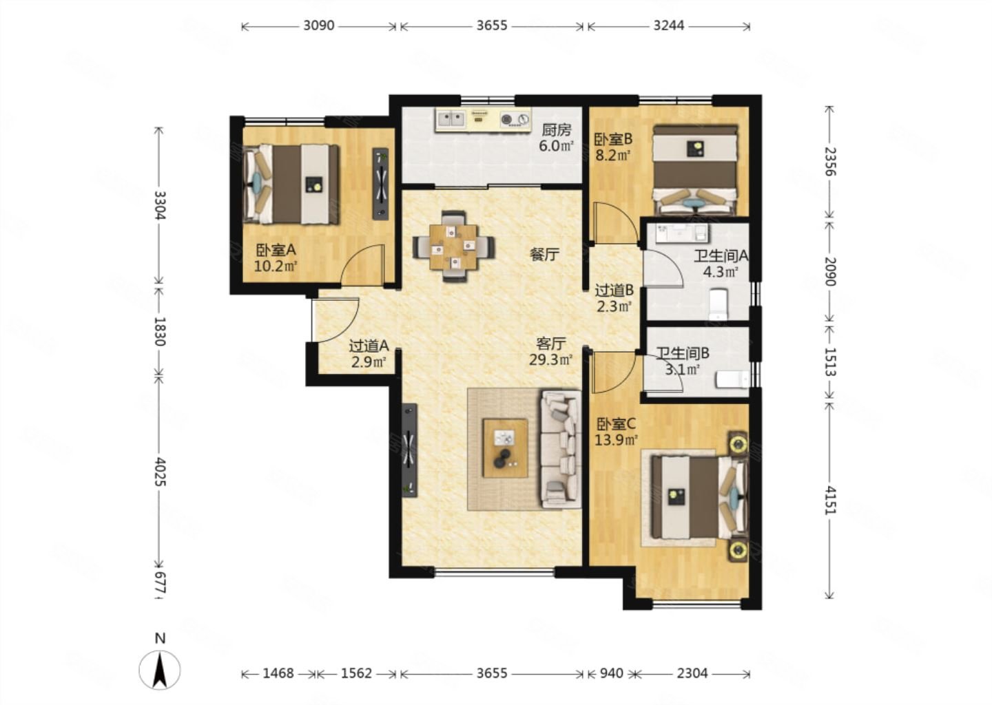 华远海蓝城四期