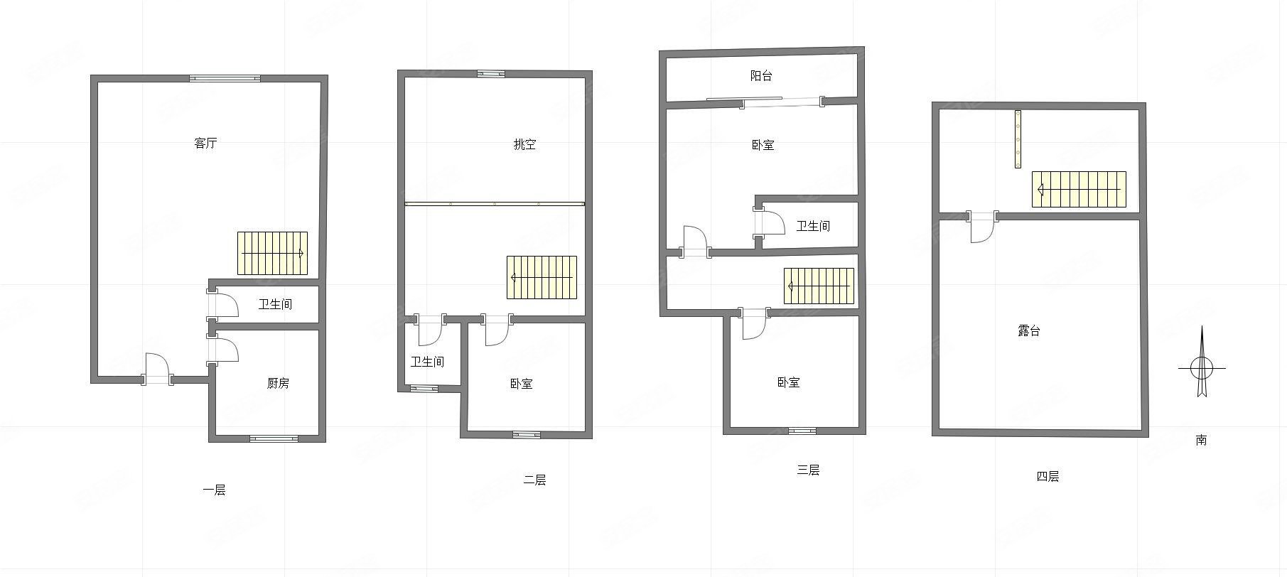 逸翠庄园(南区)4室2厅3卫135㎡西南150万