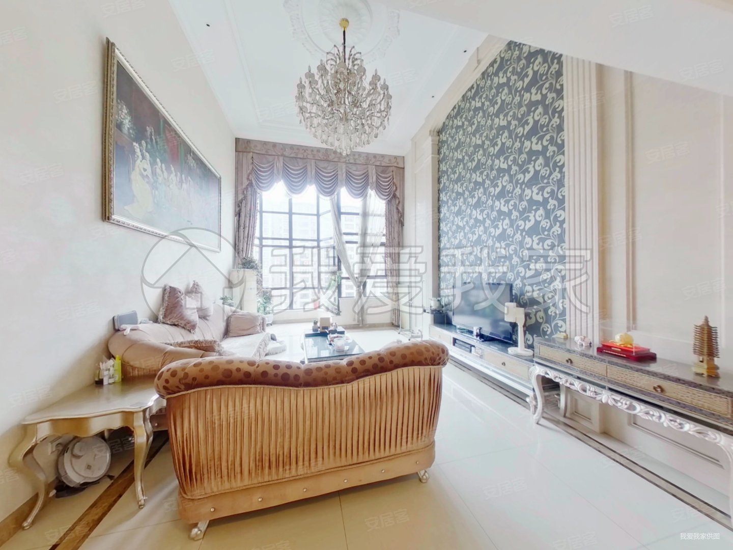 有挑空的南北通透复式 多年难出一套 满五 观 有车位,珠江帝景