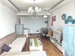 临沂北城新区沂蒙北路环球国际 押一付一 两室 精装修 民水民电燃气暖气 停车免费出租房源真实图片