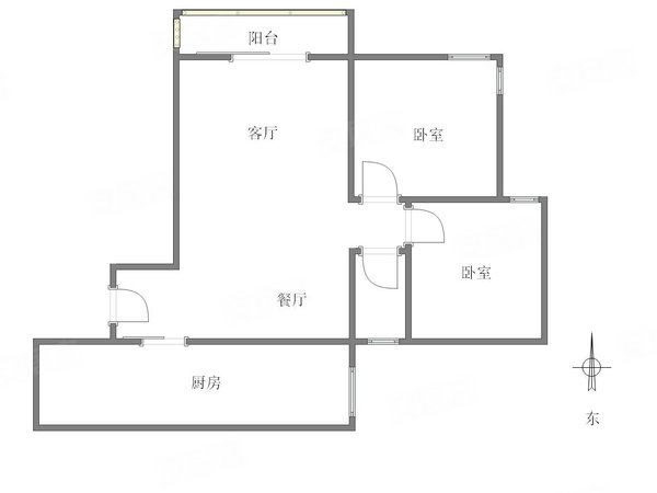 溪涪和院二期户型图图片