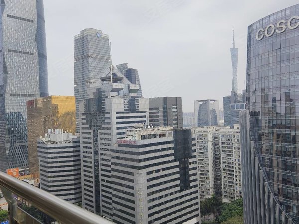 【多图】双城国际公寓,珠江新城西租房,笋租南向高层有阳台,能看广州