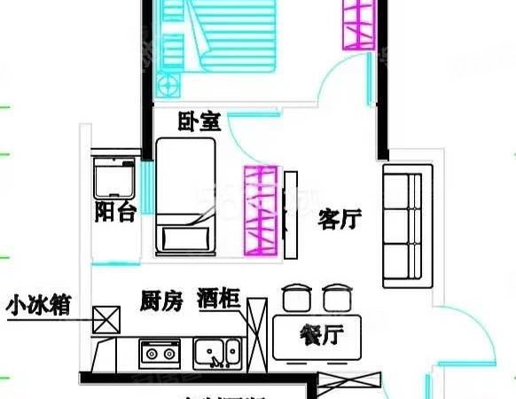 深圳罗湖红岗花园银湖半山罗湖花园小区  正规一房一厅出租房源真实