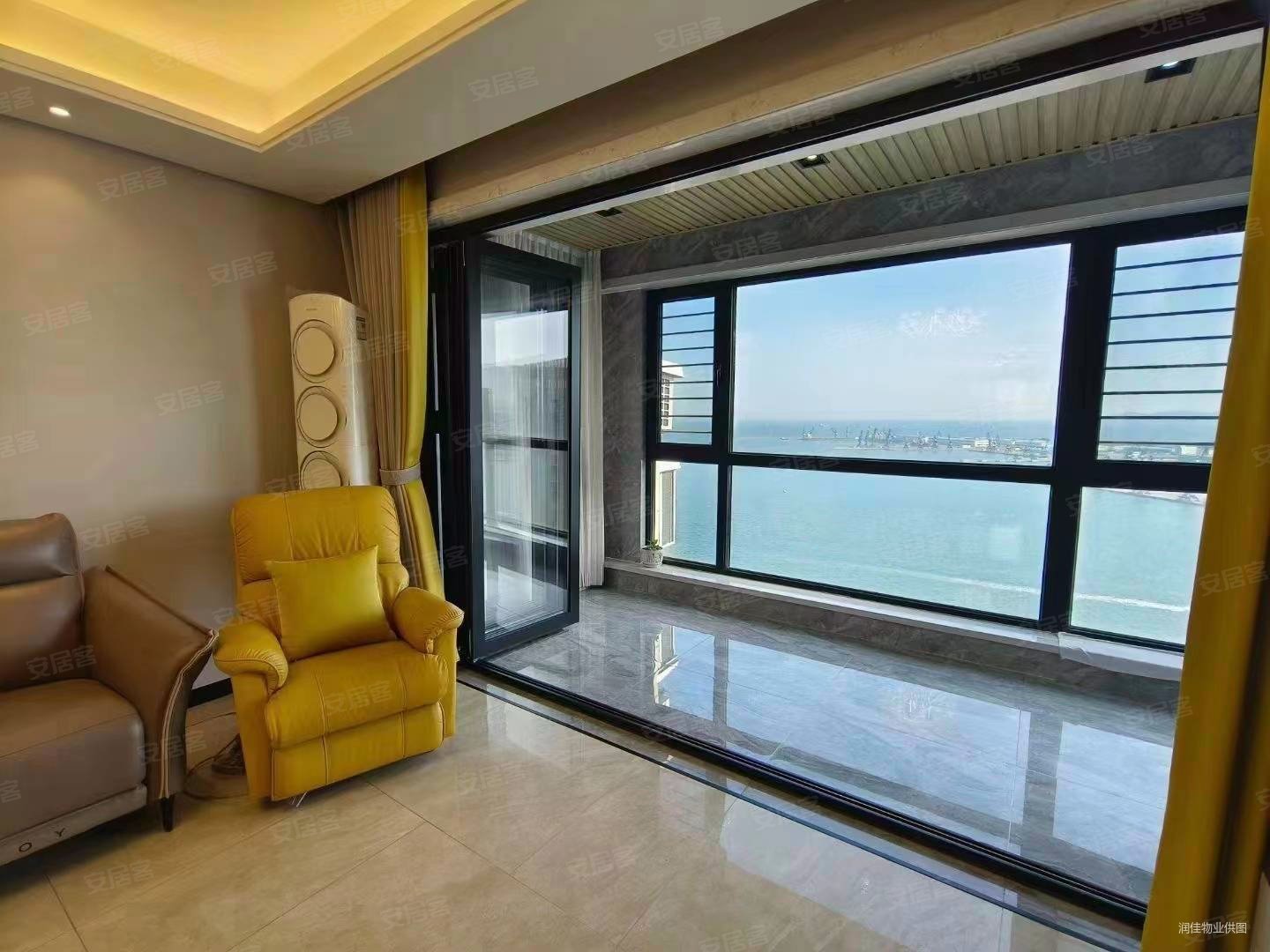 华润海中国十期,一线观海房,视野好,三室两卫,拎包入住