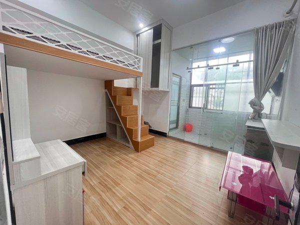 深圳龙岗横岗安良八村安良精装电梯复式一房一厅直达盐田拎包入住采光