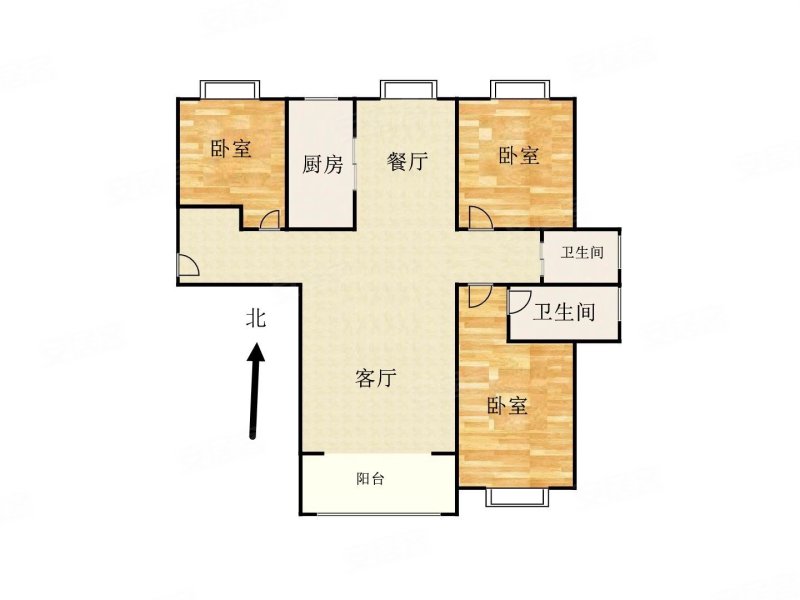 翰林国际|汇丰路8号3室2厅2卫127.7平方米