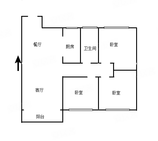 真实保证华强江山府3室