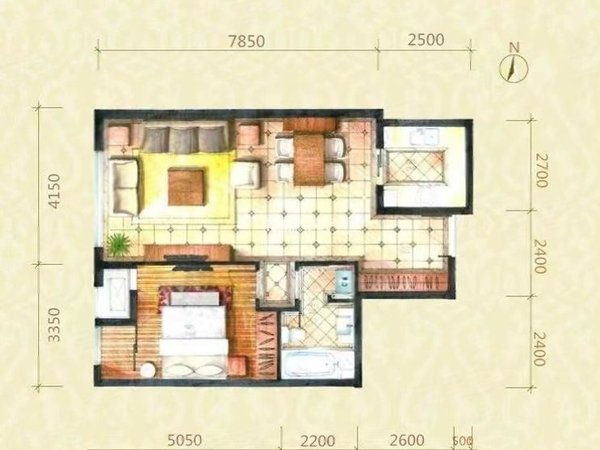 【多图】圣世一品,东大桥租房,东三环三里屯,高层,圣世一品特惠一居室