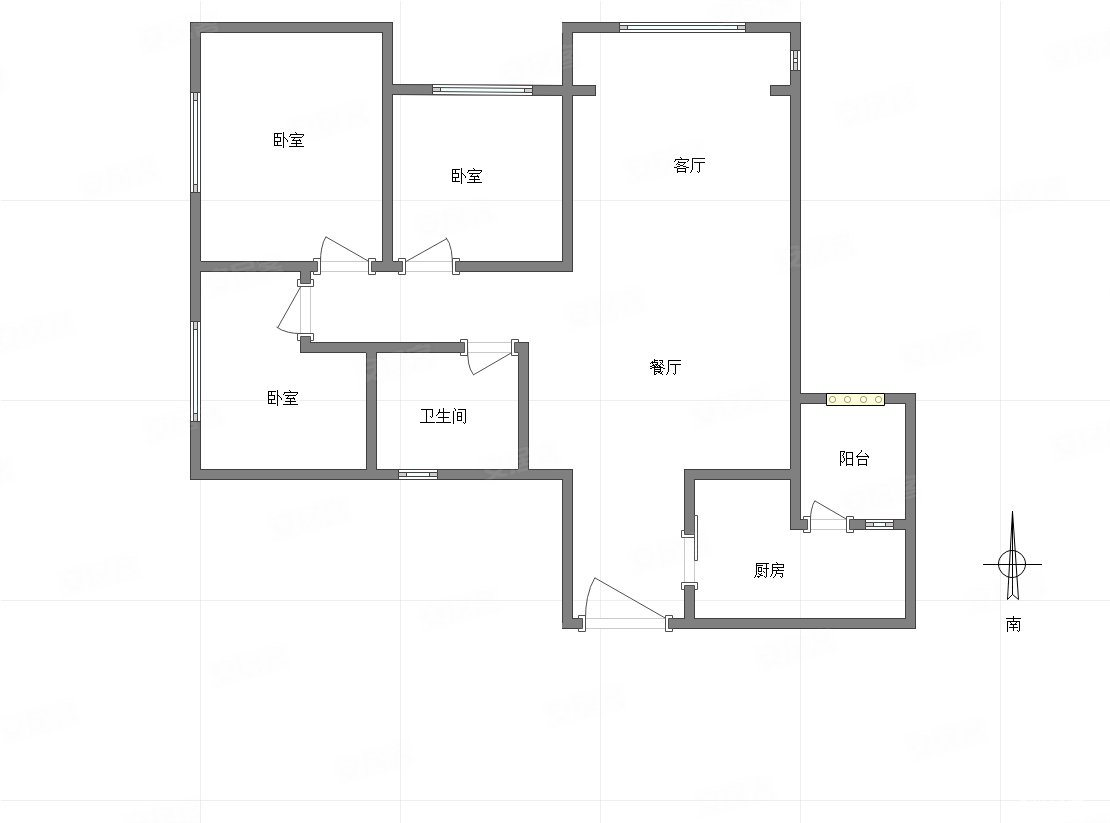 三房,龙湖嘉天下上城二手房,98万,3室2厅,1卫,101平米-重庆安居客