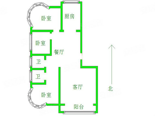 珲春渤海明珠户型图图片