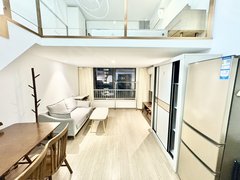 杭州余杭勾庄4号线储运路地铁口德信杭州精装loft朝南可短租押一付一出租房源真实图片